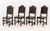 Wood Set of Eight Jacobean Carved Oak Dining Chairs For Sale - Image 7 of 16