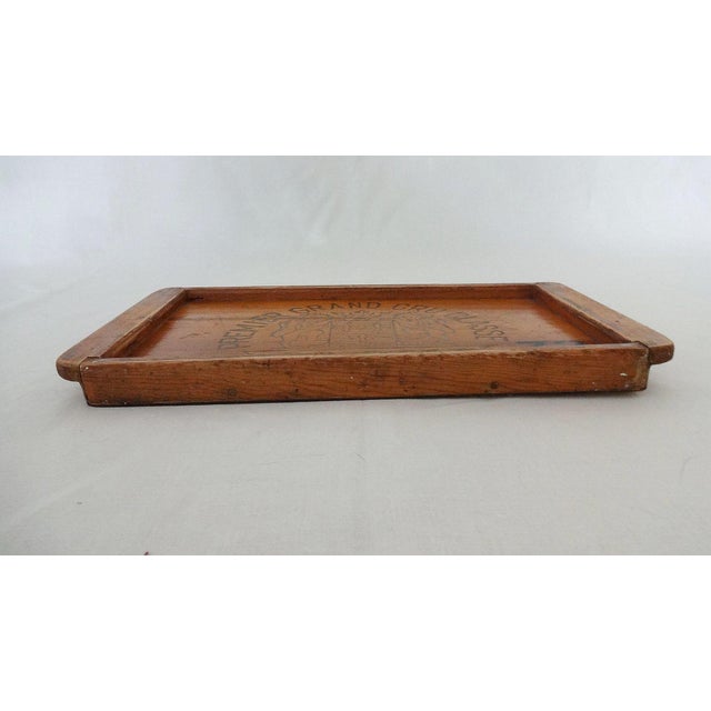 Late 20th Century Vintage French Wood Wine Tray For Sale - Image 5 of 6