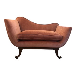 1940s Art Deco Style Bedroom Settee For Sale