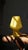 This unusual table lamp made of yellow Murano glass dates back to the 1970s and is a beautiful example of Italian...