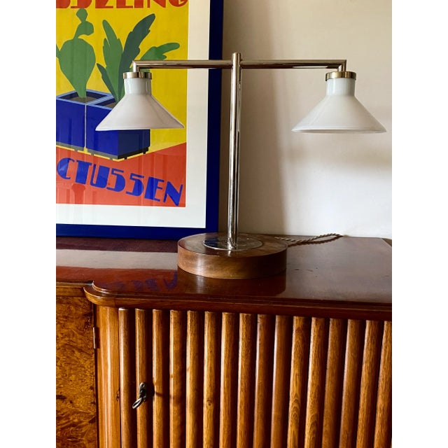 Bauhaus Table Lamp, Europe 1950s For Sale - Image 4 of 12