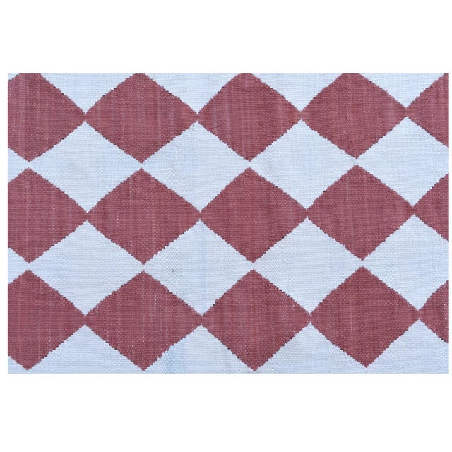 Boho Chic Aura Rug, 8x10, Red For Sale - Image 3 of 5