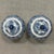 Pair of 19th Century Hand Painted Dutch Blue & White Delft Covered Vases ~ Urns For Sale - Image 16 of 18