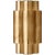 Arabelle Medium Sconce in Gild Designer: AERIN Height: 14" Extension: 5" Backplate: 4.25" x 6.25" Rectangle Mounting:...