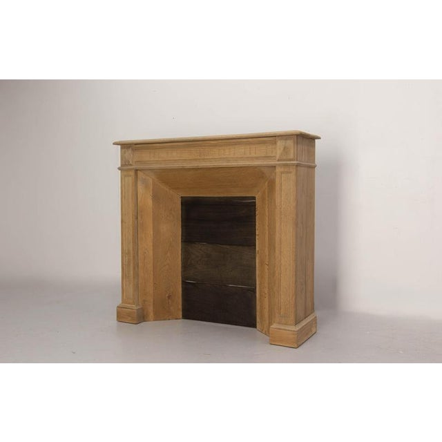 French Massive Fireplace Mantel in Molded Oak, 1890 For Sale - Image 6 of 15