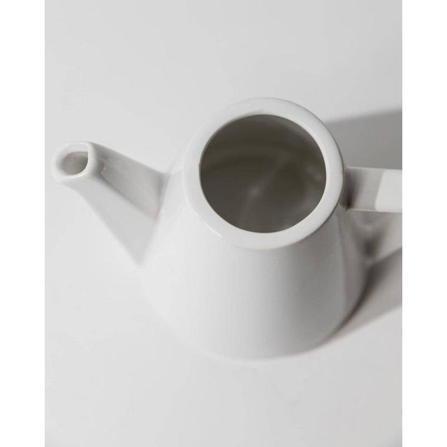 Black Vintage Postmodern Triangular Black and White Ceramic Coffee or Tea Pot, 1980s For Sale - Image 8 of 11