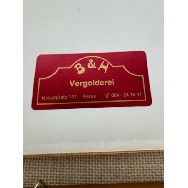 Antique German Hand Colored Botanical (Fruit) Engravings in Gilt Frames, Set of 4 For Sale - Image 12 of 12