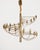 Gino Sarfatti Mid-Century Modern Brass Spiral Chandelier by Gino Sarfatti for Arteluce, Italy, 1970s For Sale - Image 4 of 13