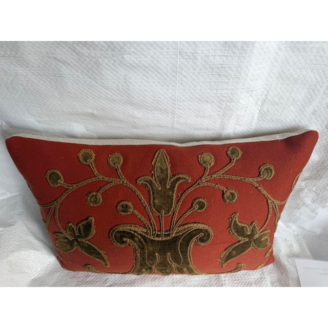 18th Century 18th Century Florentine Velvet Decorative Pillow For Sale - Image 5 of 7