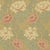 Morris & Co Chrysanthemum Wallpaper in Bayleaf/Clay For Sale