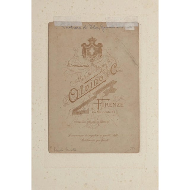 Photo of the Great Comedian is an original work by Ermete Novelli. A wonderful photo on ivory-colored cardboard with...