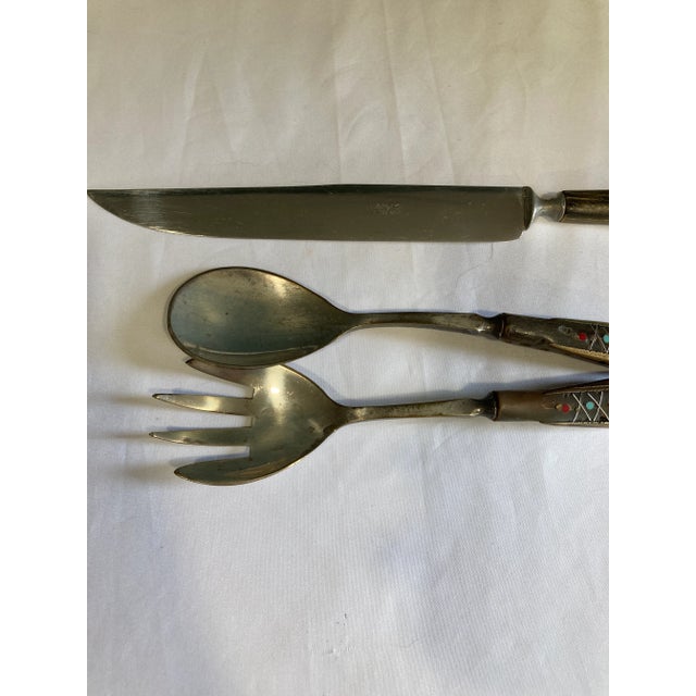 Vintage Parrot Knife, Spoon, & Fork Set- 3 Pieces For Sale In Oklahoma City - Image 6 of 6