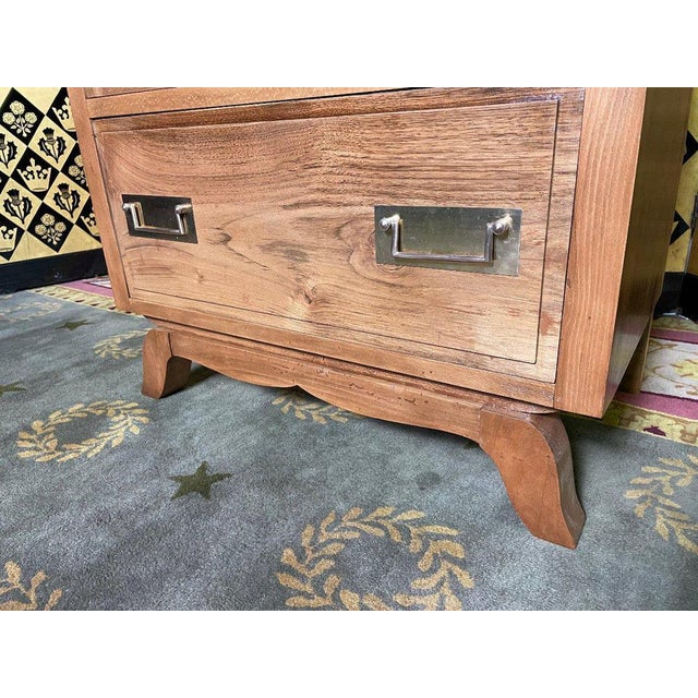 Chest of Drawers in Walnut, 1970s For Sale - Image 4 of 10