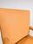 Pair of Georgian Carved Mahogany Library Armchairs in Peach Leather For Sale - Image 4 of 9
