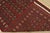 Bokhara Rug 4’1” X 6’5” Red Wool Tribal Hand-Knotted Oriental Carpet For Sale - Image 11 of 12