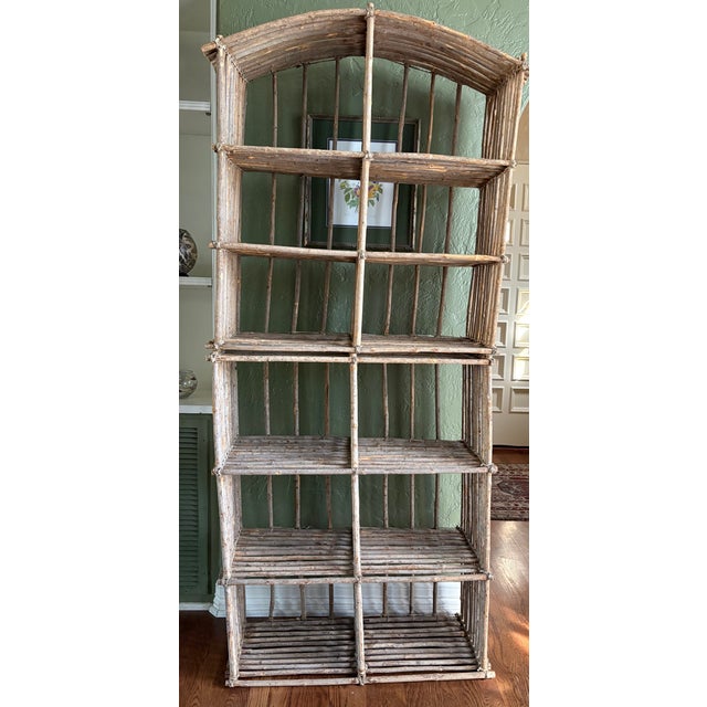 20th Century American Adirondack-Style Shelving Unit For Sale - Image 9 of 15