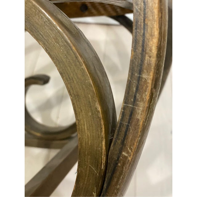 Wood Mid-Century Child's Bentwood Rocking Chair, Thonet Style For Sale - Image 7 of 7