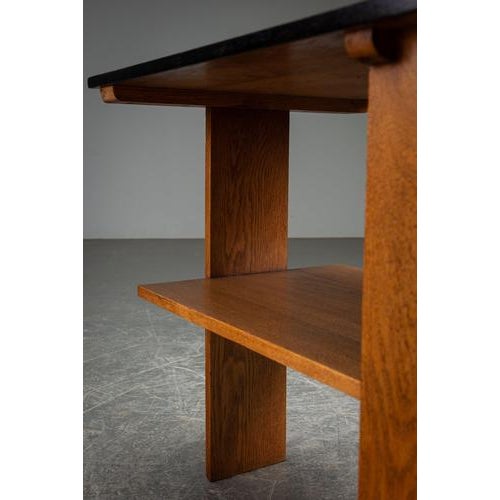 Wood The Hague School Side Table by Cor Alons For Sale - Image 7 of 14