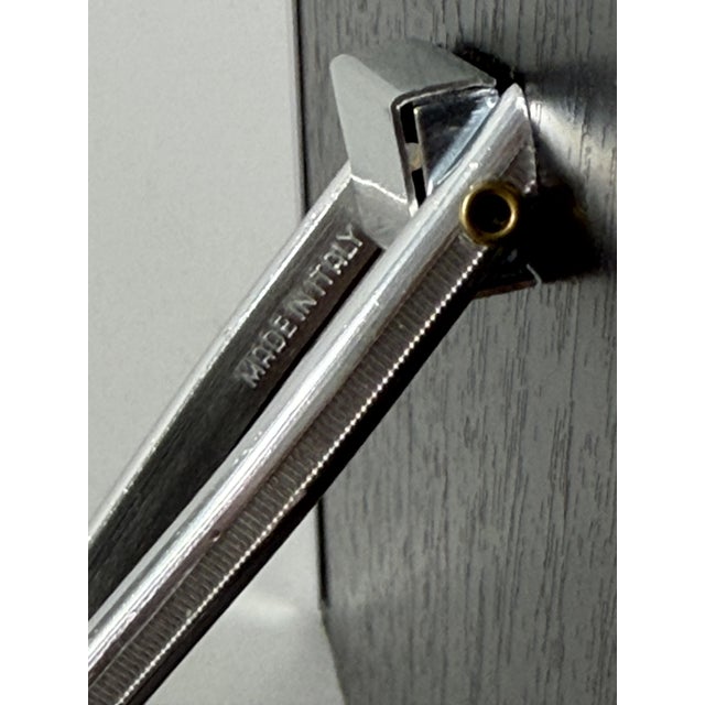 Mid-Century Modern Italian Metal Photograph Holder, 1970 For Sale - Image 3 of 18