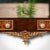 Wood 1970s Large Vintage Continental Walnut Overmantle Mirror For Sale - Image 7 of 10