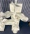 Contemporary 1990s Hand Carved Wood Banana Plant Lamps Finished in White Plaster - A Pair For Sale - Image 3 of 14