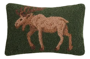 Moose Hook Pillow, 8" x 12"