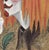 Mixed media on jute canvas, realized in 1975. Hand monogrammed and dated lower right. Hand signed on rear. A striking and...