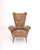 Vintage Floral Fabric Children's Armchair with Wooden Legs, Italy, 1950s For Sale - Image 10 of 10