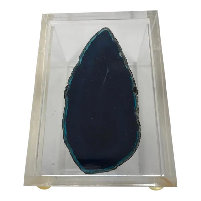 Rablab Agate Decorative Box For Sale