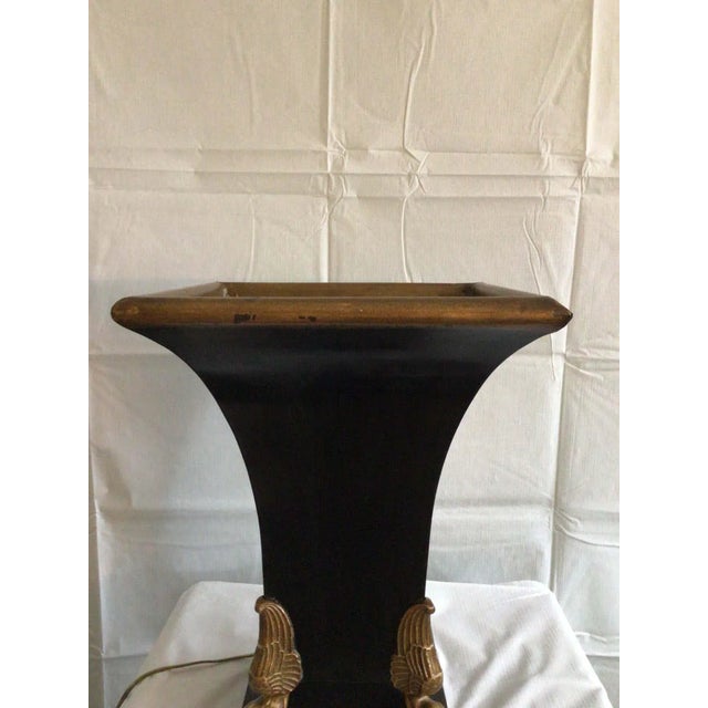 Metal 1960s Italian Tole Table Lamp For Sale - Image 7 of 12