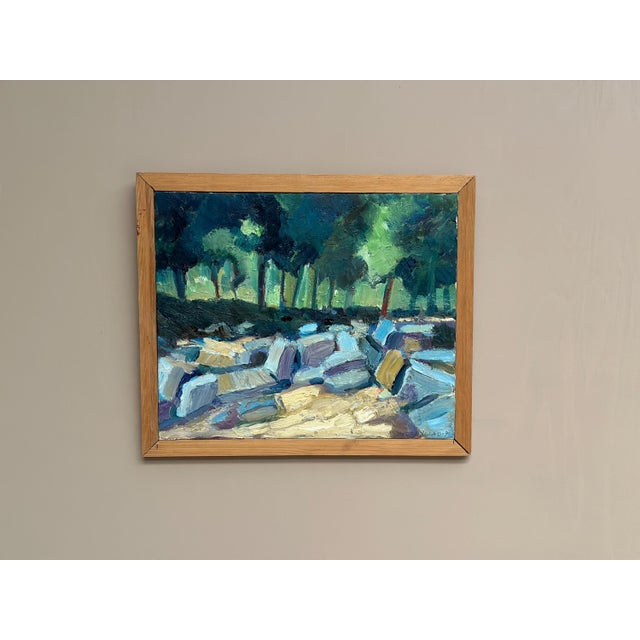 Jarl Lindblad, Landscape Composition, 1998, Oil on Canvas, Framed For Sale - Image 8 of 18