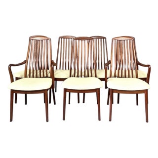 Vintage Danish Teak Sculptural Dining Chair’s - Set of 7 For Sale