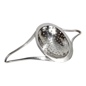 Alexandra Solowij Watkins Modernist Sterling Silver Tea or Cocktail Strainer
