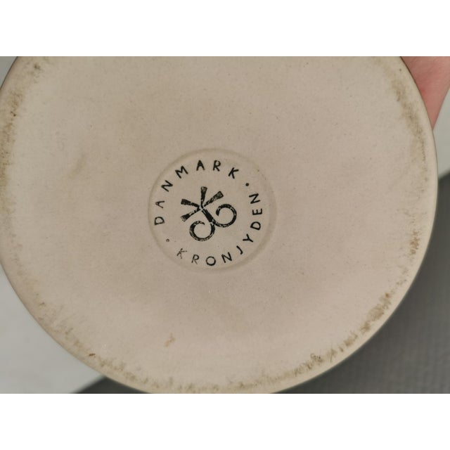 Wood Ceramic Tobacco Jar with Rosewood Lid from JHQ, Denmark, 1960s For Sale - Image 7 of 17