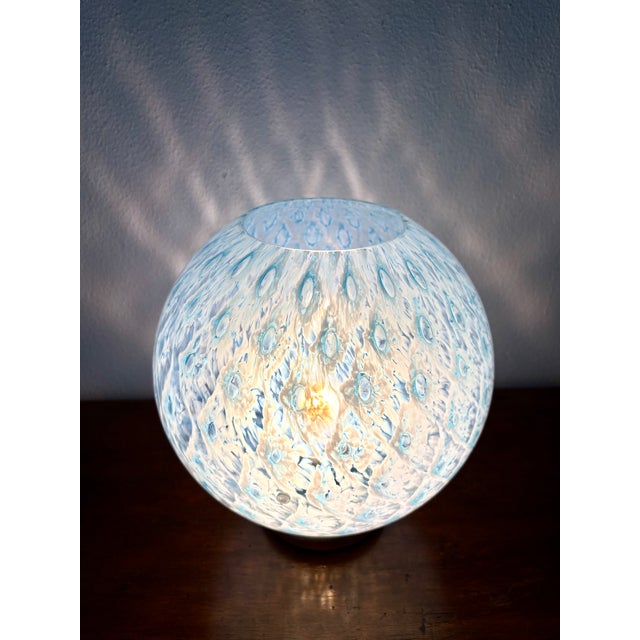Macrame T25 Murano Table Lamp from La Murrina, 1990s For Sale - Image 6 of 18