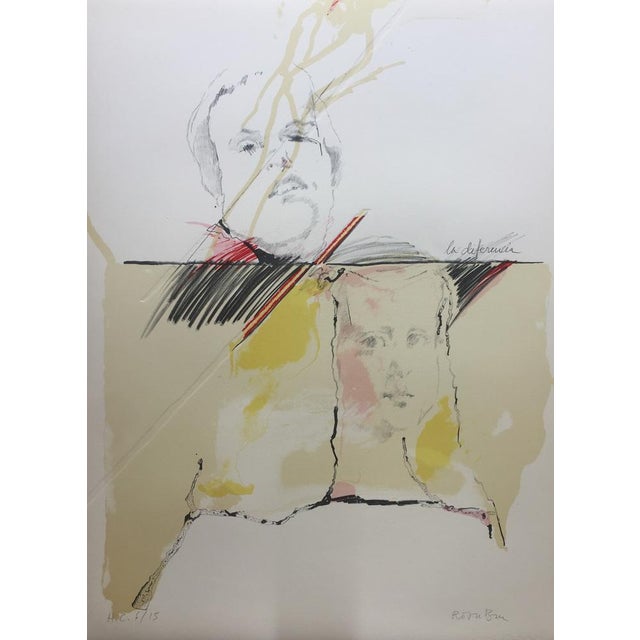 Roser Bru, Velasquez Menine, 1979, Lithograph For Sale - Image 4 of 4
