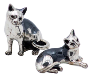 Cats in Nielada Silver with Perfect Shapes