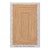 3x8Ft. Pink Wave Scallop Edge Jute Rug For Sale