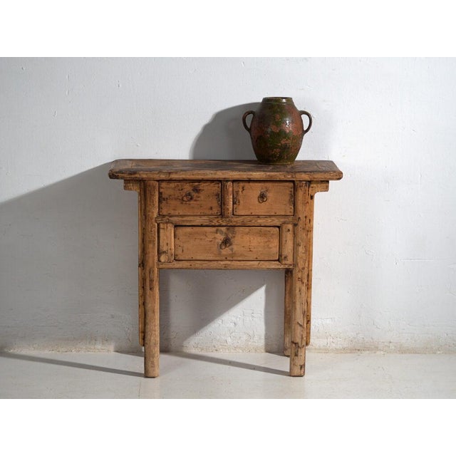 Shanxi Console Table in Wood For Sale - Image 11 of 13