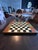 Mid-Century Modern Italian Sorrento Marquetry Folding Chess Game Box With Hidden Drawers For Sale - Image 3 of 10