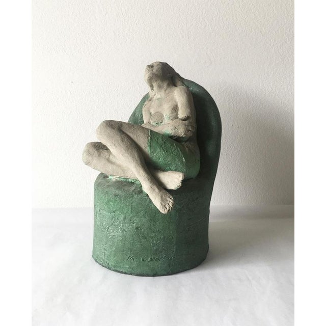 Vintage Italian Bronze Sculpture by Marco Cornini, 1998 For Sale - Image 12 of 18