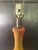 Late 19th Century Mid Century Modern Orange Crackle Glaze Table Lamp For Sale In Los Angeles - Image 6 of 10