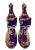 For your consideration we offer an antique matched pair of Staffordshire rearing stallion mantle piece figurines with a...
