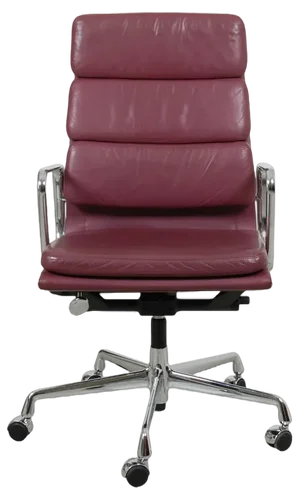 EA-219 Desk Chair in Leather by Charles Eames for Vitra