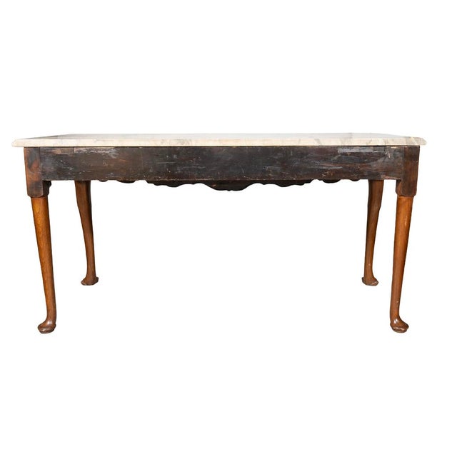 Wood Irish Georgian Mahogany Console Table For Sale - Image 7 of 12