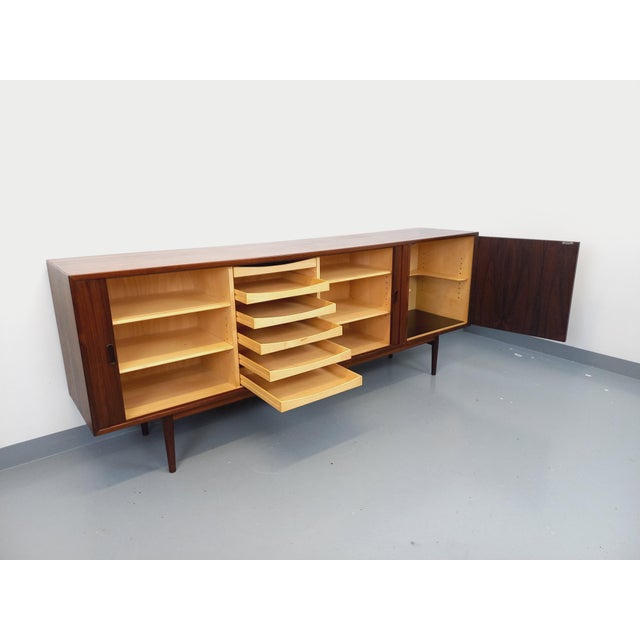 Arne Vodder Vintage Scandinavian Sideboard in Rosewood by Arne Vodder, 1960s For Sale - Image 4 of 18