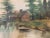 Early 19th Century Dutch Landscape “Cottage Retreat” - Oil on Canvas For Sale In Washington DC - Image 6 of 13