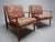 Mid Century Modern Viko Baumritter Danish Style Lounge Chairs W/ 3 Cushion Sets For Sale In South Bend - Image 6 of 10