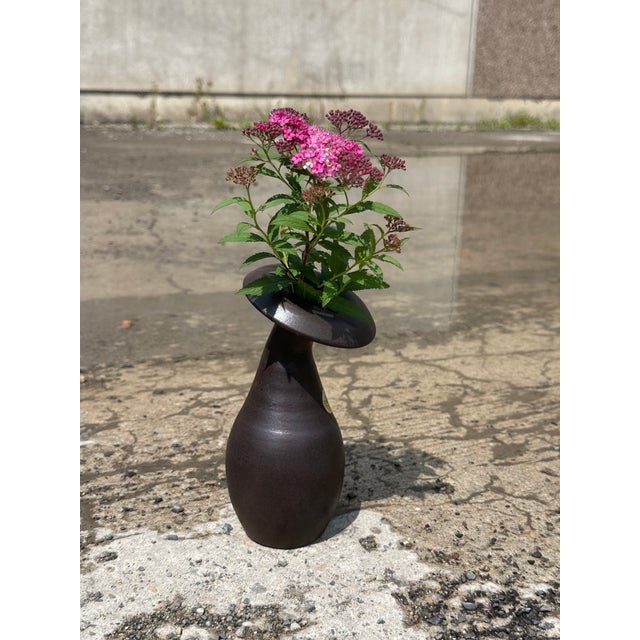 Sculptural Studio Ceramic Vase from Petra Pottery, Germany, 1980s For Sale - Image 14 of 17