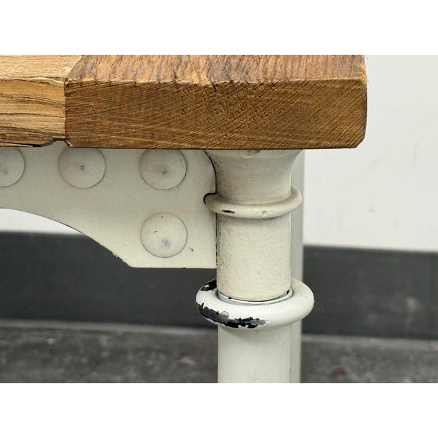 White Restoration Hardware Flatiron Desk For Sale - Image 8 of 12